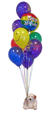 Macunky sevgilime hediye iek  Sevdiklerinize 17 adet uan balon demeti yollayin.